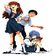 some Evangelion characters